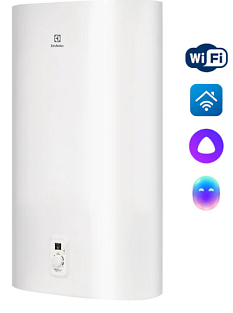 Водонагреватель электрический нержавеющий бак плоский 100л Electrolux EWH 100 Maximus 2кВт ш55,5в107,5г35
