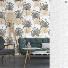 Обои Саратов гофрированные 0,53*10м Пальма 05 /15/