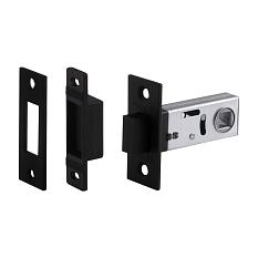 Замок врезной С-50М/8-45 черн защелка магнит