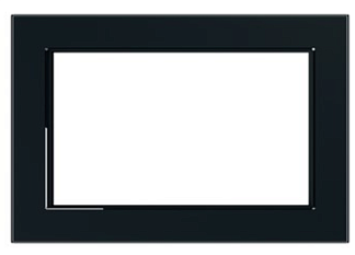 Stekker Катрин черная установ рамка стекло 2-я без перемычки GFR00-7012-05 39571