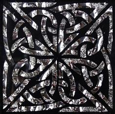 Вставка Росмозаика Левадия платина 8*8 /48/