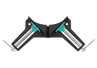 Струбцина&nbsp;&nbsp;угловая 2х73 глуб зажима 75мм угол зажима 90 разьем пропила 45 1078-11-75 Sturm