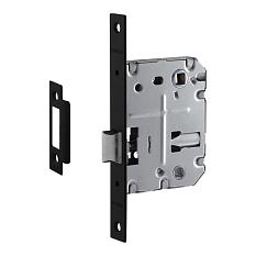 Замок врезной ЗВ 2070-70мм черн пластик прям планка фиксатор