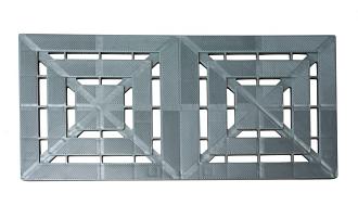 Плитка садовая пластик Малахит Мини 0,285*0,57*0,022м зеленая /уп/6шт/1 кв/м/