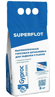 Шпатлевка Ветонит Суперфлот гипсовая 5кг&nbsp;&nbsp;Уценка