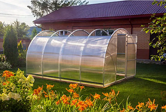 Теплица Сигма 3*4*2м проф труба 40*20 оц мет 2 двери 2 форточки //д