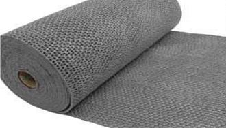 Коврик грязезащитный резиновый Зигзаг серый 0,9м 