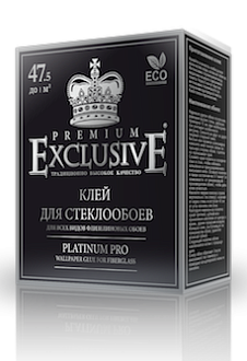 Клей Exclusive для обоев стеклообои 250гр /24/