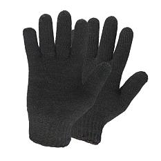 Перчатки трикотажные полушерстяные, утепленные, двойная вязка /10/
