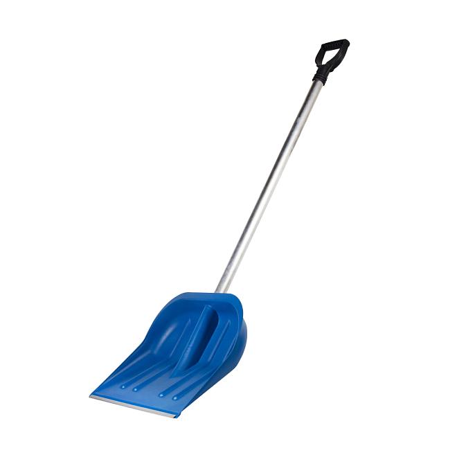 Лопата для уборки снега пластиковая с планкой Шабашка с/ч 470*410