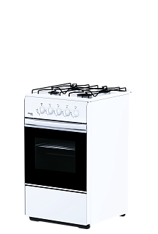 Плита газовая Лада Nova RG24040W (Flama 24019) белая ш50г60в85 газ-контроль духовки 