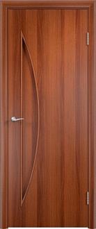 Дверное полотно Луна цвет итальянский орех темный ДГ 200*80 РАСПРОДАЖА
