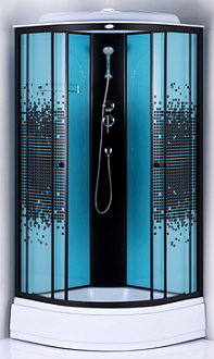 Душевая кабина 480 90*90*25*215 прозр стекло БЕЗ ЭЛЕКТРИКИ