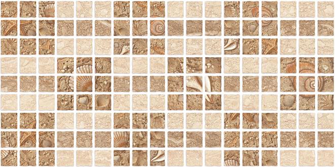 Вставка Нефрит-Керамика Аликанте мозаика беж 09-00-5-10-31-11-119 25*50