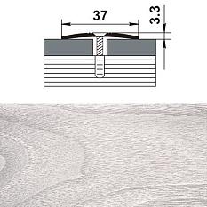 Порог стык ПС03.900.106 0,9м 37*3,3мм ясень белый/6/