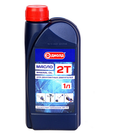 Масло для двухтактных двигателей (минеральное) 1л 2Т Диолд