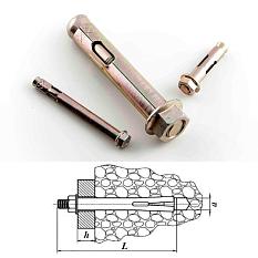 Анкерный болт с гайкой 12*129/130 