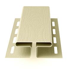 Сайдинг стеновой Fine Ber Н профиль Кремовый/Зверобой 3,05м /16/ ///