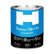 Эмаль ПФ-115 коричневая 0,8кг /14/ H/V/Престиж 