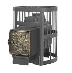 Печь везувий легенда стандарт 16 в700*ш560*д620мм Dдым 120мм Vпом 8-18м3 дрова чугунная топка