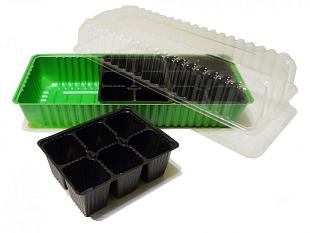 Теплица минипарник+3 кассеты/18 ячеек/ 