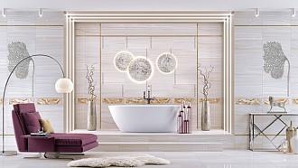 Панно Нефрит-Керамика Мари-те серое 06-01-1-37-06-1426-0 60*90 /1 комп=3шт/ ///