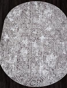 Ковер Сильвер 2,5*3,5 F390 сер ОВАЛ