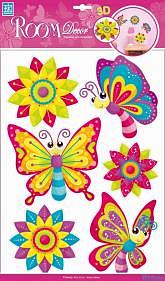 Наклейки для декора 0505 бабочки