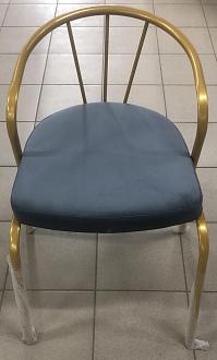 Стул Ричард шторм 017 с каркасом золото