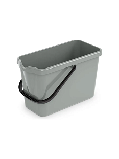 Ведро пластиковое 16л прямоугольное без крышки эконом /М8587/