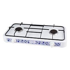 Плита газовая настольная EN-002 белая 2-х гор 7*60*33,5
