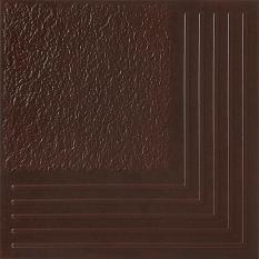 Керамогранит Керамин Каир 4У ступень угловая коричневый 29,8*29,8*0,8