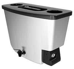 Водонагреватель электрический для рукомойника Эвбо-15л серый с нагревательным теном 1250Вт