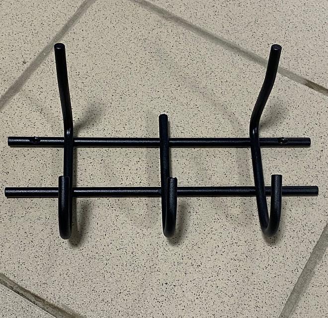 Зам скоб изд фрн настенная вешалка НВ-3 черная