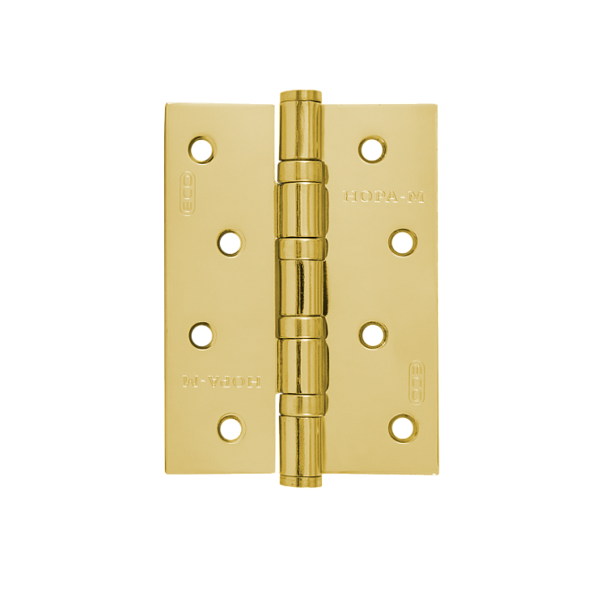 Петля 4-4ВВ ЭКО сталь /100*75*2,5/CHP золото б/колп универс 