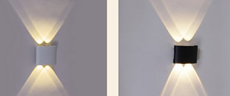 Бра 86832-9/4 LED*1W черн