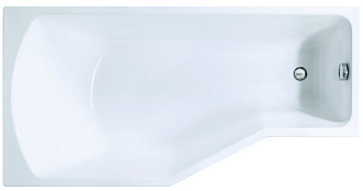 Ванна акрил Конвей белая 1,5*0,75м левая ножки+панель V-135л в570ш750г437мм