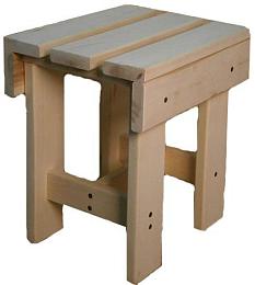 Табурет осина 330*300*400мм 