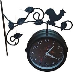 Часы декор 20015-20F уличные часы односторонние 34*10*33