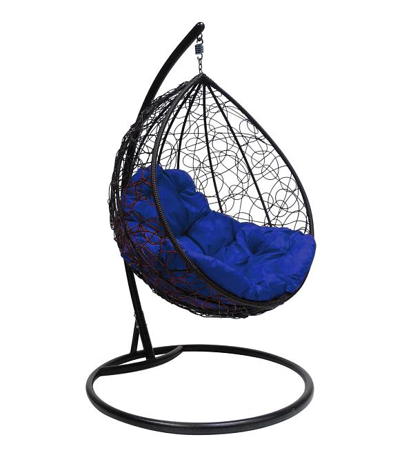 Кресло подвесное Кокон 2 Капля ротанг ш980*г720*в1150мм с подушкой цвета в ассортименте 