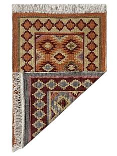 Ковер хлопковый Kilim Usak 0,5*0,8 1478 крем/беж