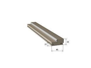 Коробка экошпон цвет суфле 2,07м 70*38*32*10*40мм под телескоп нал к Лайн 8,М651 /6/