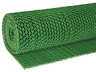 Коврик грязезащитный резиновый Зигзаг зеленый 0,9м 