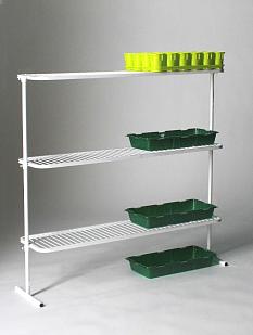 Стеллаж для рассады 3 полки 100*107*28 без светильника РАСПРОДАЖА