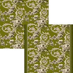 Дорожка Войлок 0,8м 1710 зел /Цветы/