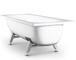 Ванна сталь Антика белая 1,2м сифон+ножки 1,8мм толщина стали в550ш700г400мм