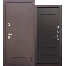 Дверной блок метал Изотерма 11-1 205*86 1,4мм левая темн кипарис 2 замка