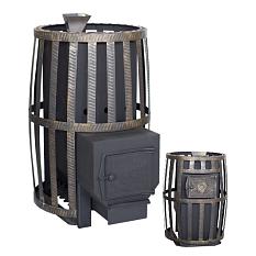 Печь Витязь 18 в970*ш650*д650мм Dдым 130мм Vпом 12-28м3 дрова