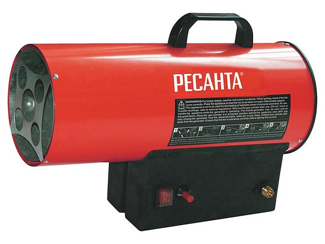 Тепловая пушка газовая тгп-10000  Ресанта