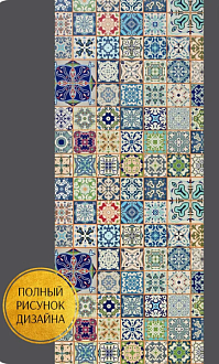 Самоклейка Deluxe Professional 0,45*6м 12034085 плитка ностальгия